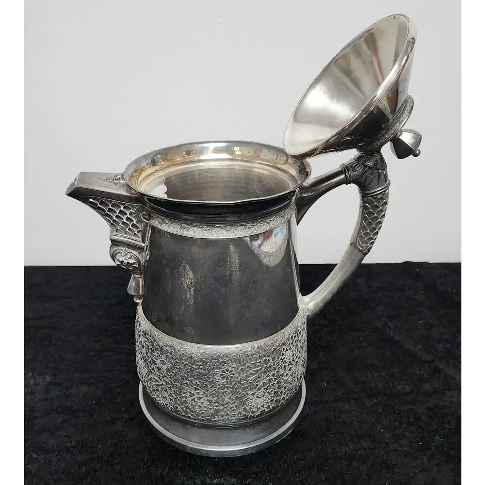 Middletown Plate Co Victorian-Era Quadruple Silverplate Pitcher